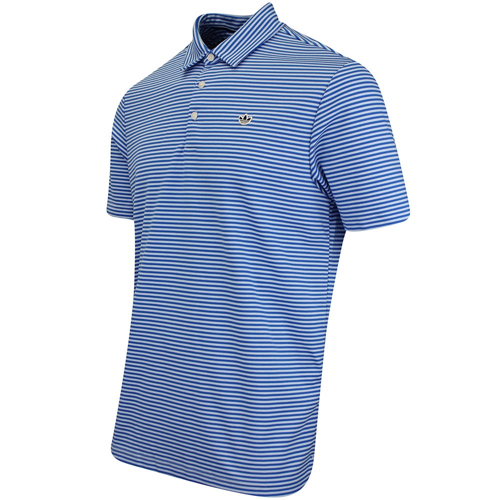 adidas Golf Originals - Stripe Pique Polo - Clear Sky AW25