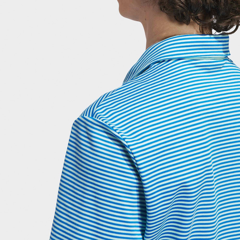 adidas Golf Originals - Stripe Pique Polo - Clear Mint SS26