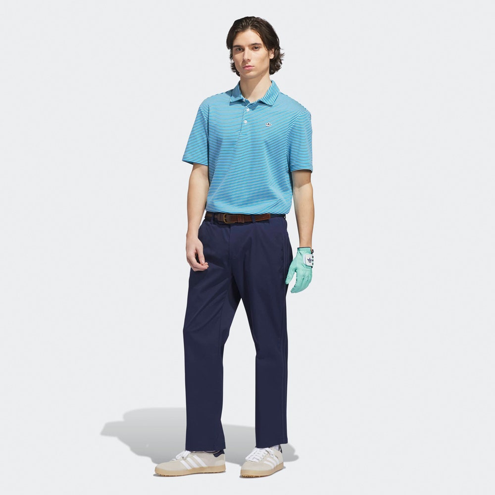 adidas Golf Originals - Stripe Pique Polo - Clear Mint SS26