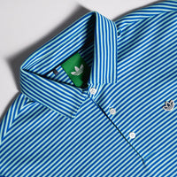 adidas Golf Originals - Stripe Pique Polo - Clear Mint SS26