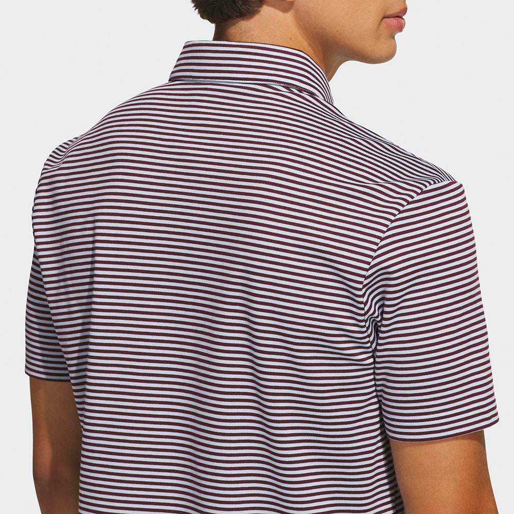 adidas Golf Originals - Stripe Pique Polo - Clear Sky AW26