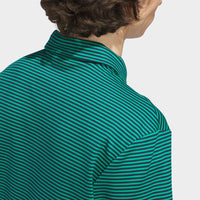 adidas Golf Originals - Stripe Pique Polo - Court Green SS26