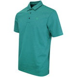 adidas Golf Originals - Stripe Pique Polo - Court Green SS26