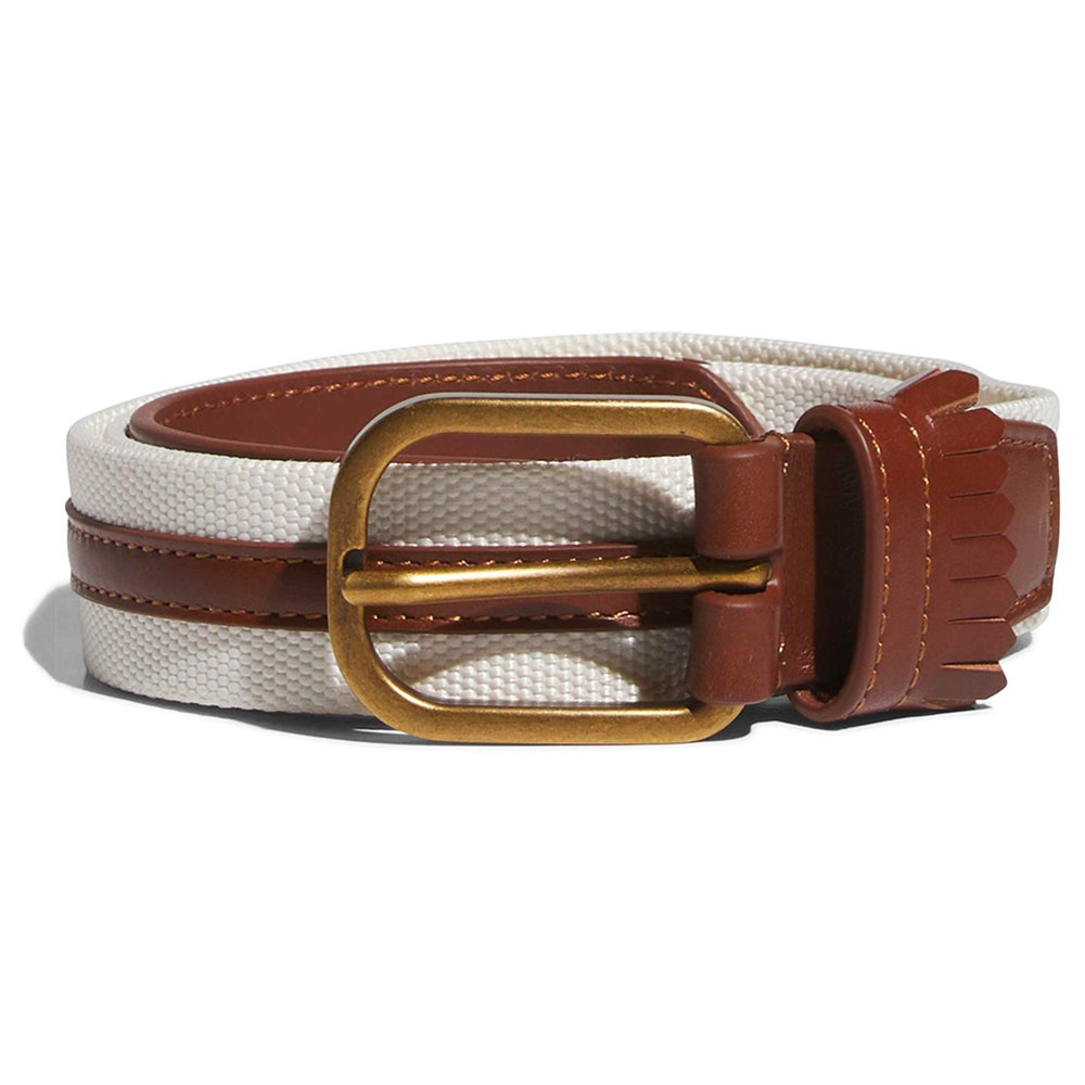 adidas Golf Originals - Striped Web Belt - Chalk White SS26