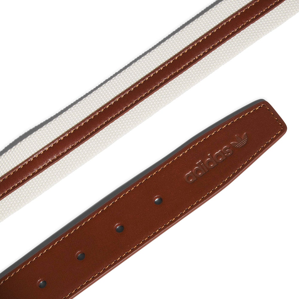 adidas Golf Originals - Striped Web Belt - Chalk White SS26