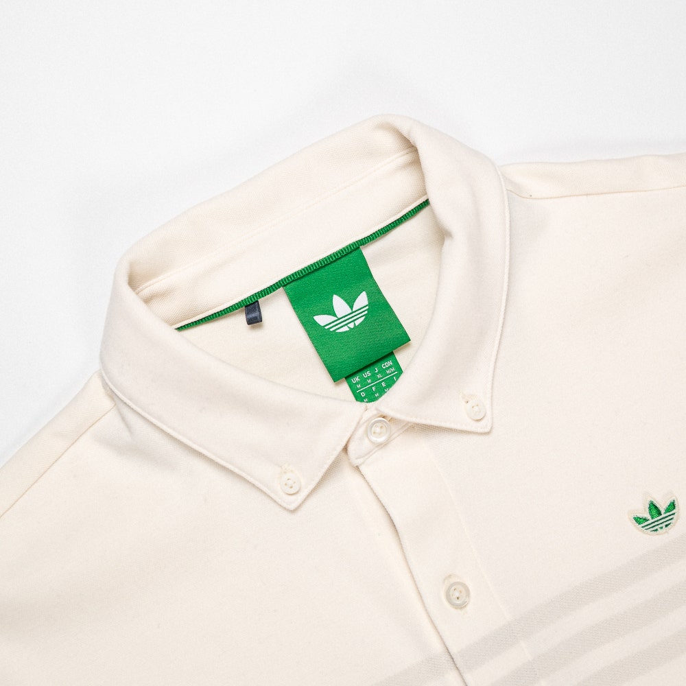 adidas Golf Originals - Twistknit Button Up LS - Chalk White AW26