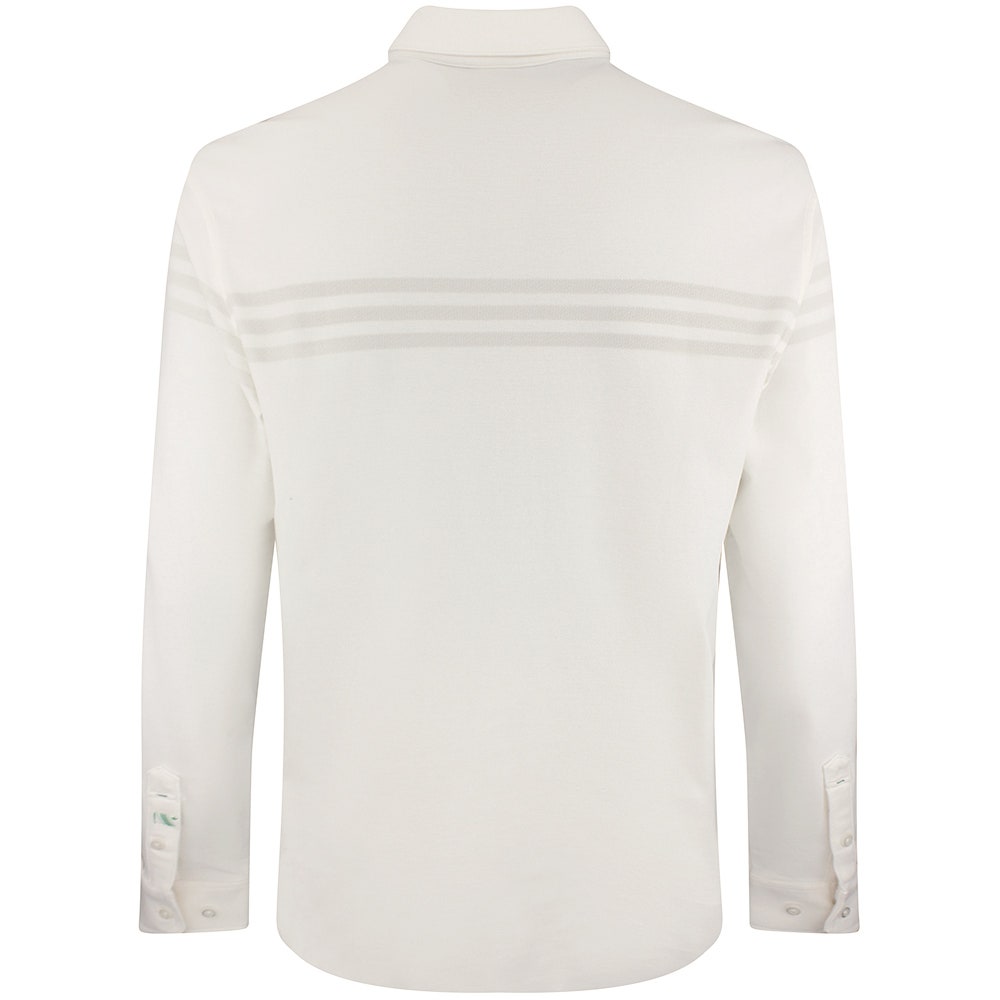 adidas Golf Originals - Twistknit Button Up LS - Chalk White AW26