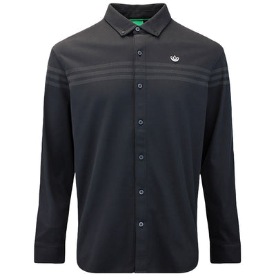 adidas Golf Originals - Twistknit Button Up LS - Black AW26