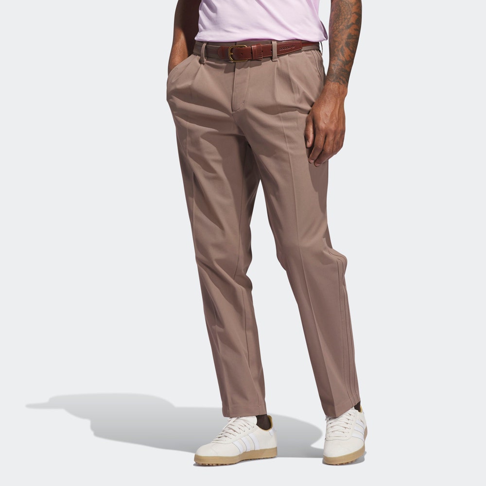 adidas Golf Originals - Twistknit Pleat Pant - Trace Brown AW25