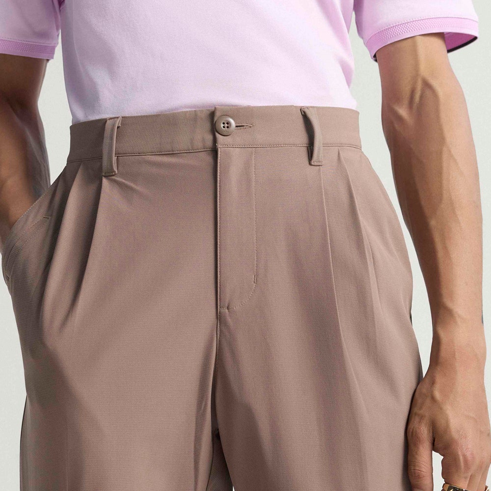 adidas Golf Originals - Twistknit Pleat Pant - Trace Brown AW25