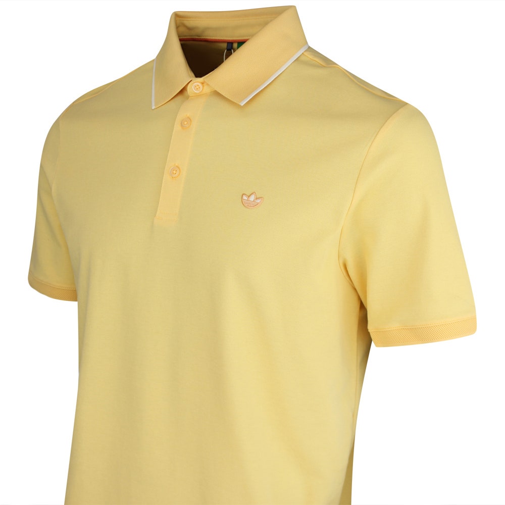 adidas Golf Originals - Twistknit Trefoil Polo - Ice Tangerine SS26