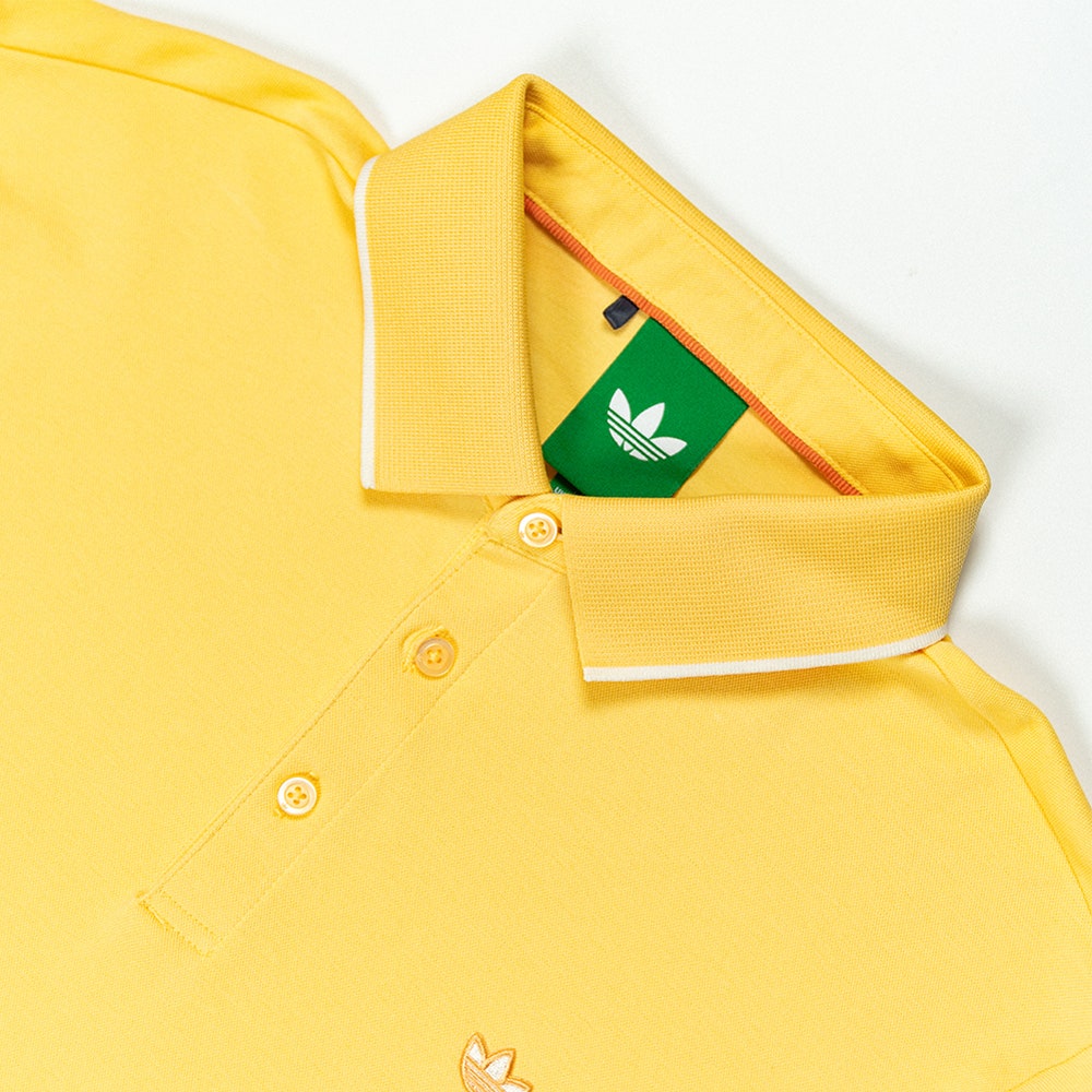 adidas Golf Originals - Twistknit Trefoil Polo - Ice Tangerine SS26