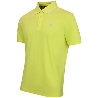 adidas Golf Originals - Twistknit Trefoil Polo - Pure Lemon AW26