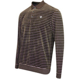adidas Golf Originals - Velour LS Polo - Dark Brown AW25