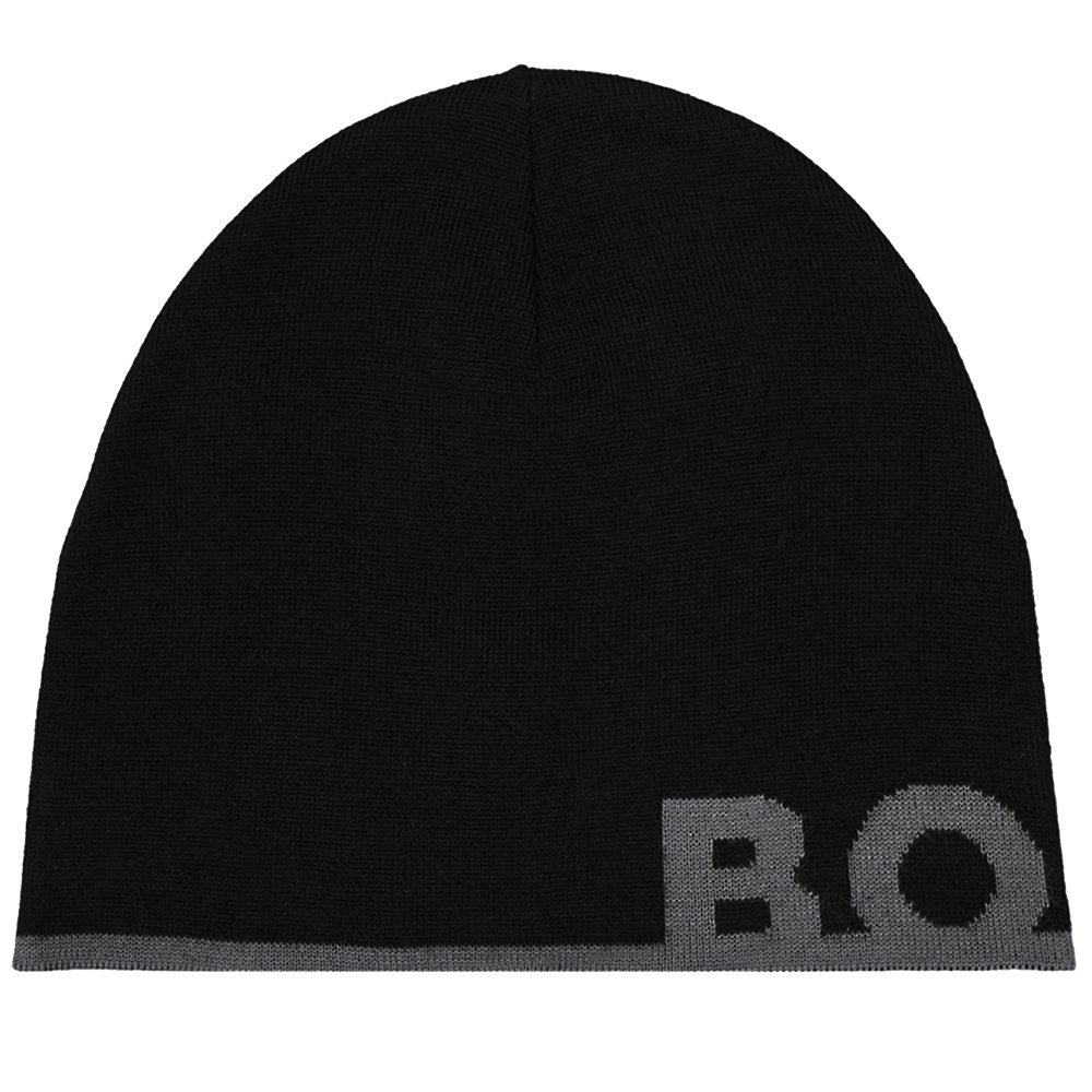 BOSS Golf Beanie - Reviso Reversible - Black WI26