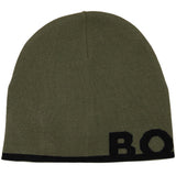 BOSS Golf Beanie - Reviso Reversible - Khaki Green WI26