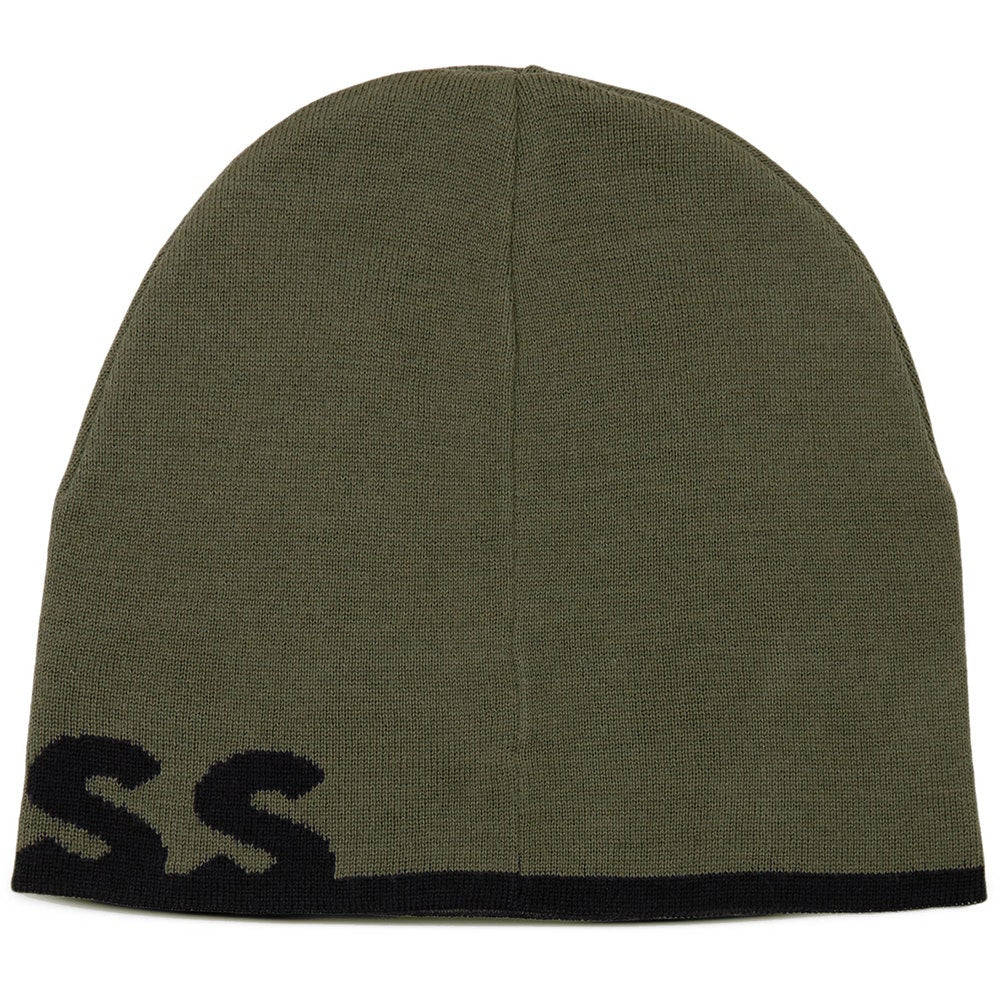 BOSS Golf Beanie - Reviso Reversible - Khaki Green WI26