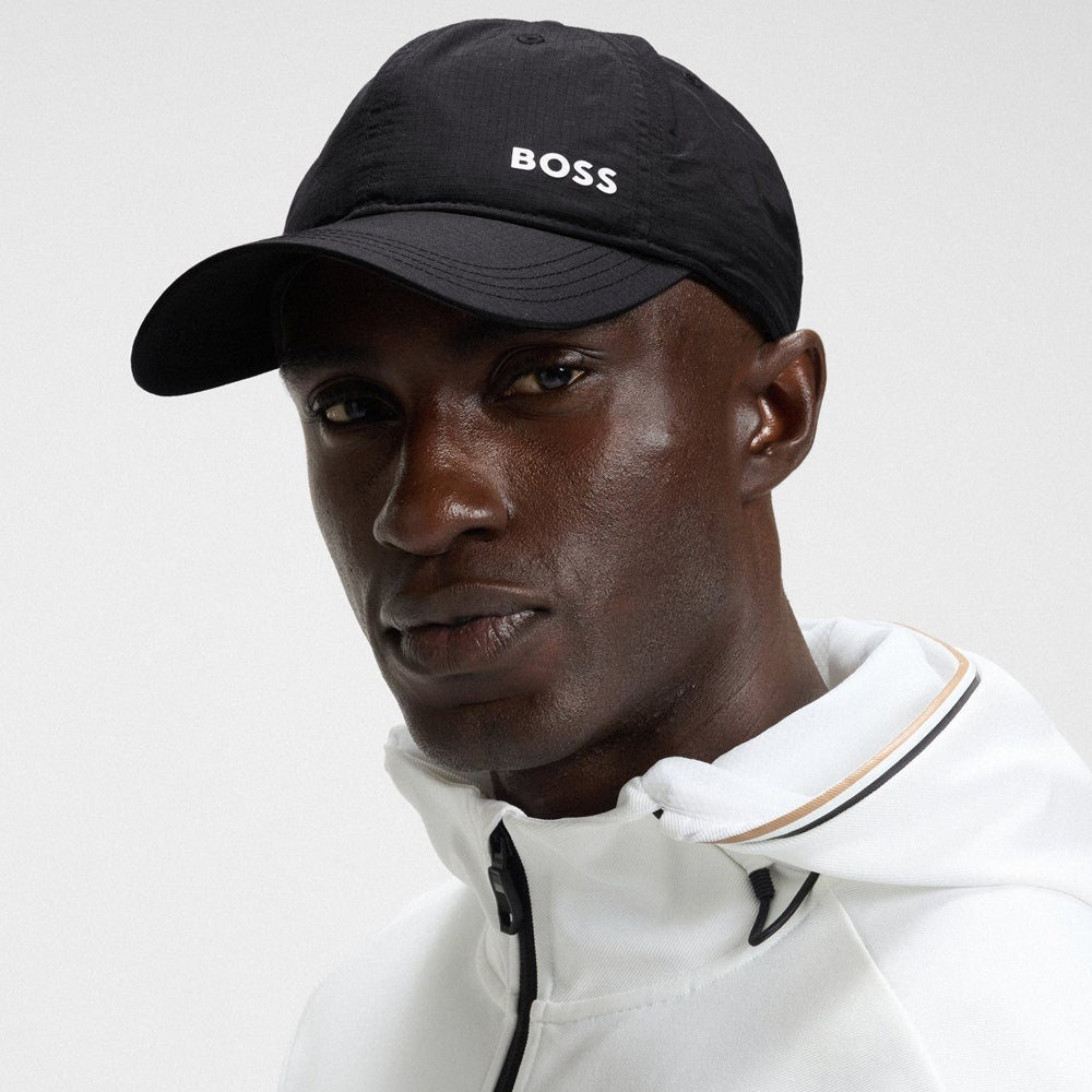BOSS Golf Cap - Lach Ripstop - Black SP26