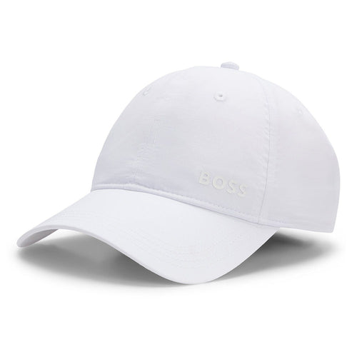 BOSS Golf Cap - Lach Ripstop - Bright White SP26