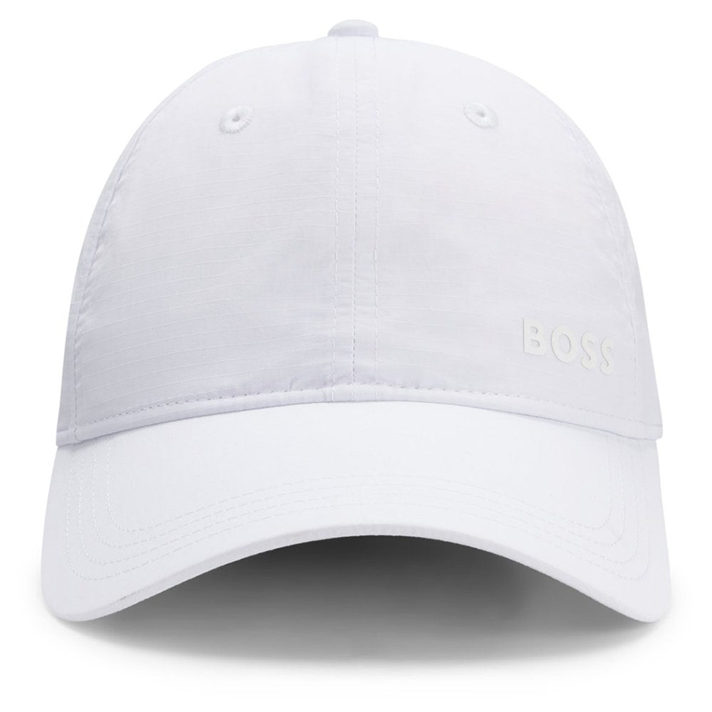 BOSS Golf Cap - Lach Ripstop - Bright White SP26