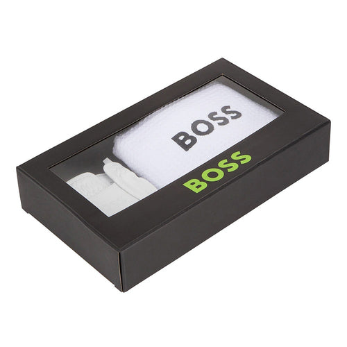 BOSS Golf Gift Set - Tohmas Glove & Towel - Bright White SP26