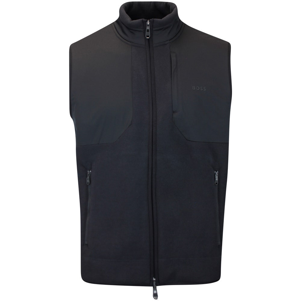 BOSS Golf Gilet - Hole19 Sveedy Vest - Black WI25