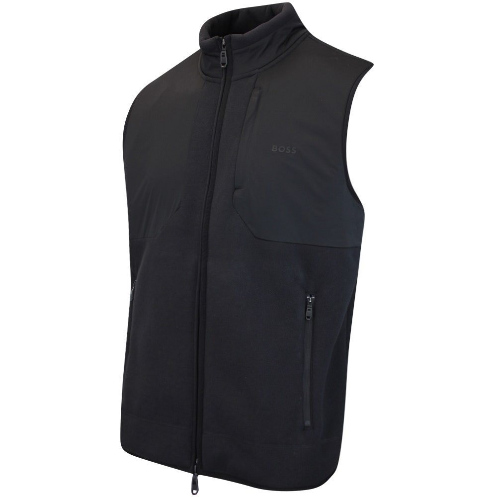 BOSS Golf Gilet - Hole19 Sveedy Vest - Black WI25