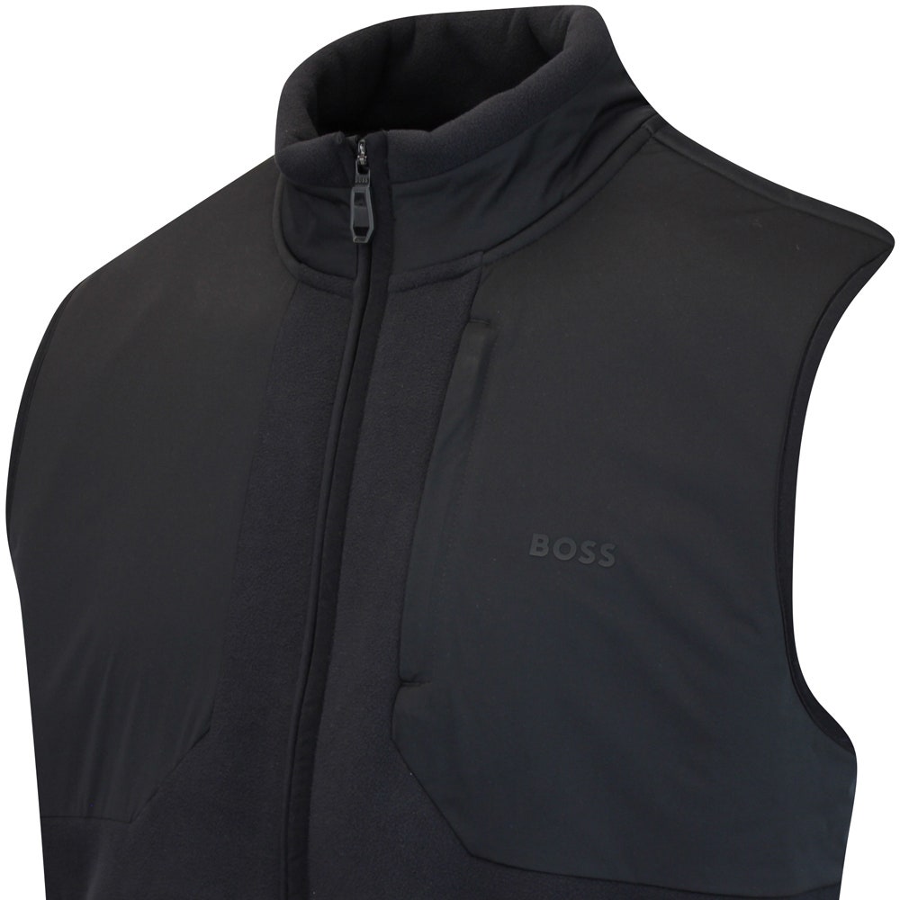 BOSS Golf Gilet - Hole19 Sveedy Vest - Black WI25