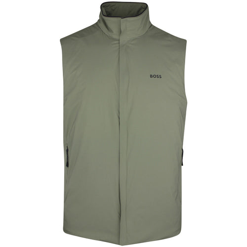 BOSS Golf Gilet - Lite-X Vest - Olive Green SP26