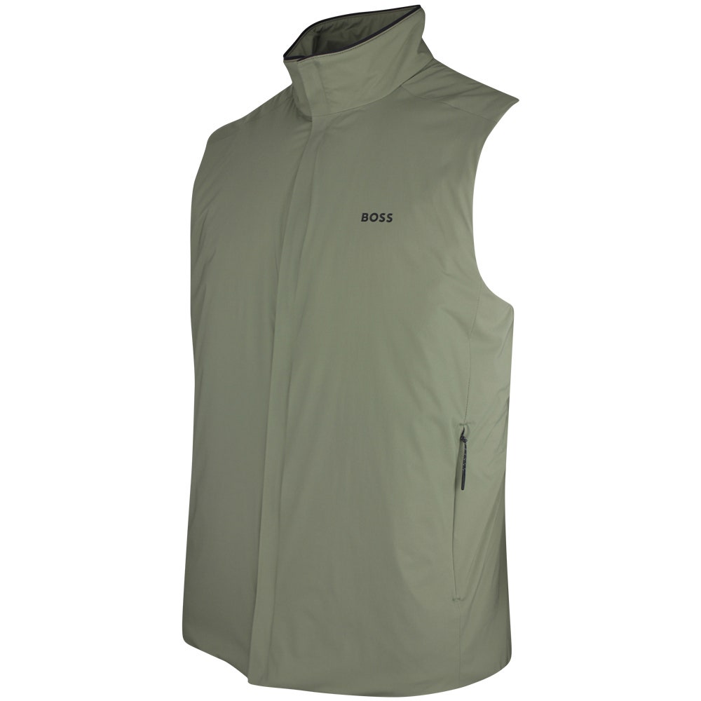 BOSS Golf Gilet - Lite-X Vest - Olive Green SP26