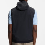 BOSS Golf Gilet - Terrace FZ Hooded Vest - Dark Navy SU26