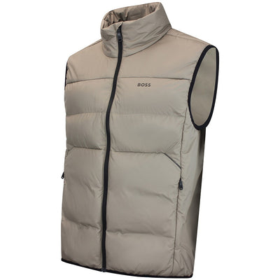 BOSS Golf Gilet - Urbanex FZ Vest - Brindle WI26