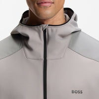 BOSS Golf Jacket - Cruiselite Hoodie - Open Grey SP26