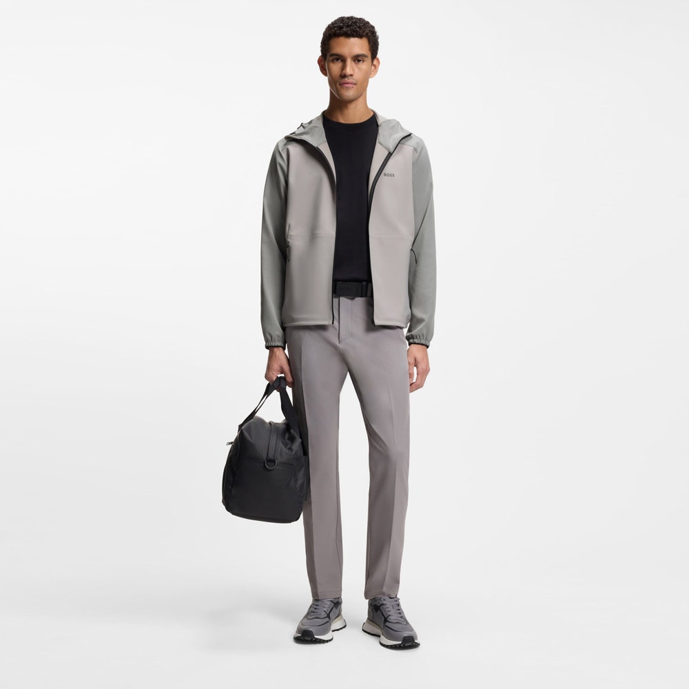 BOSS Golf Jacket - Cruiselite Hoodie - Open Grey SP26
