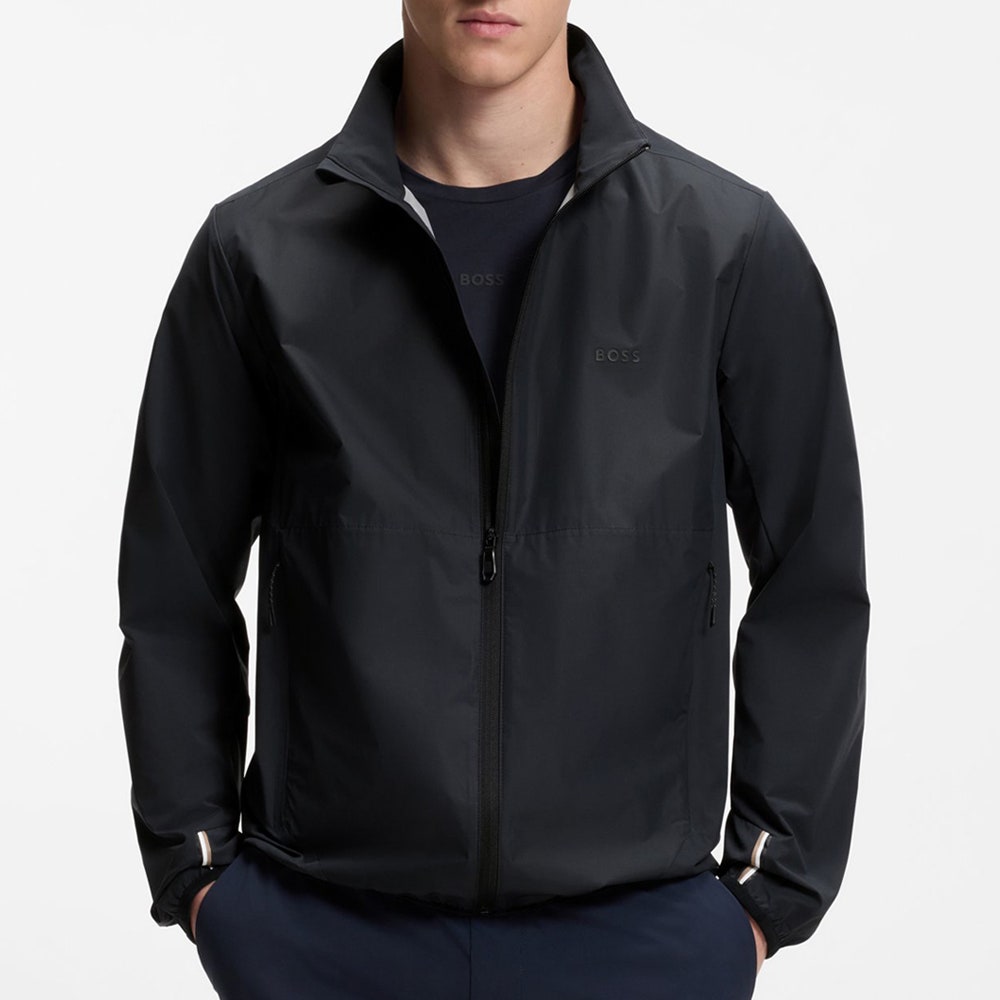 BOSS Golf Jacket - GOC Birdie FZ - Dark Navy SU26