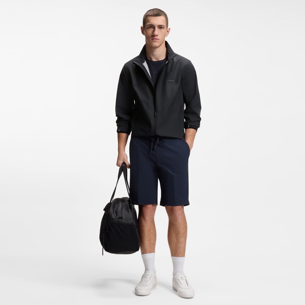 BOSS Golf Jacket - GOC Birdie FZ - Dark Navy SU26