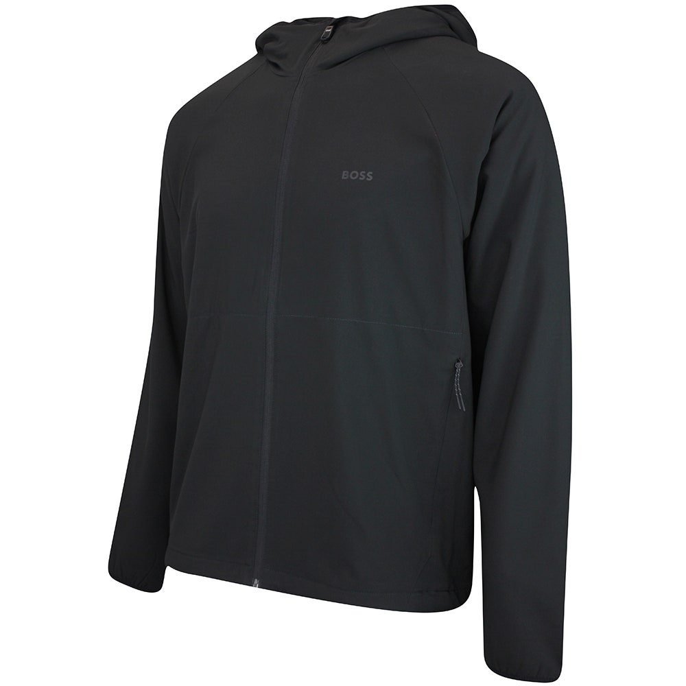 BOSS Golf Jacket - GOC Lightweight Hoodie - Black WI25