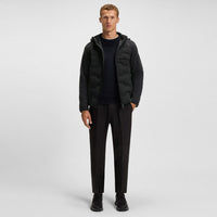 BOSS Golf Jacket - Hole19 Sherpa Hoodie - Black WI25