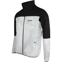 BOSS Golf Jacket - J_Hamar 4 Quilted - White WI24
