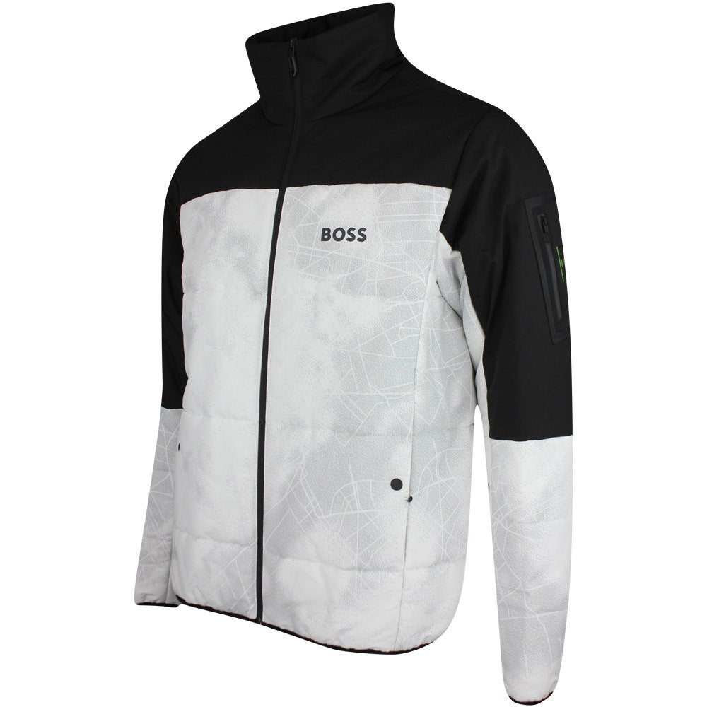 BOSS Golf Jacket - J_Hamar 4 Quilted - White WI24