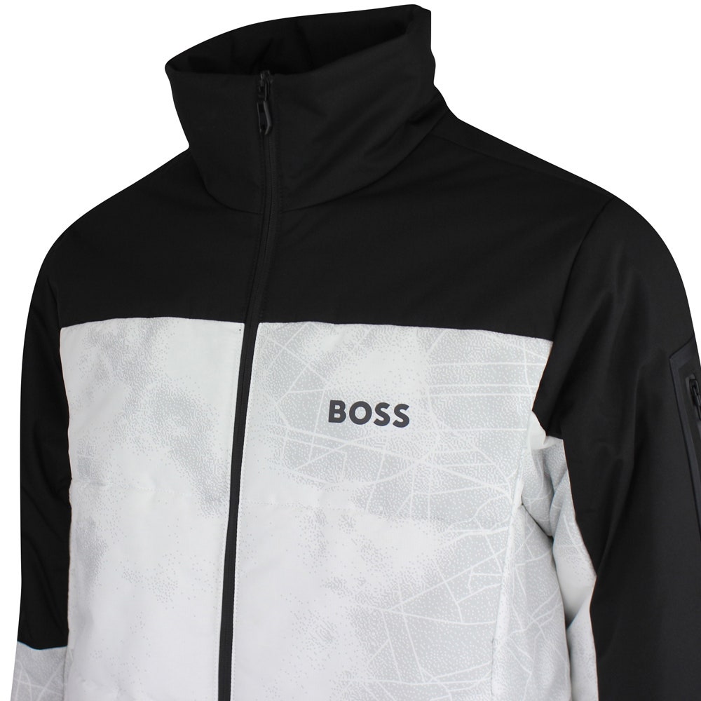 BOSS Golf Jacket - J_Hamar 4 Quilted - White WI24