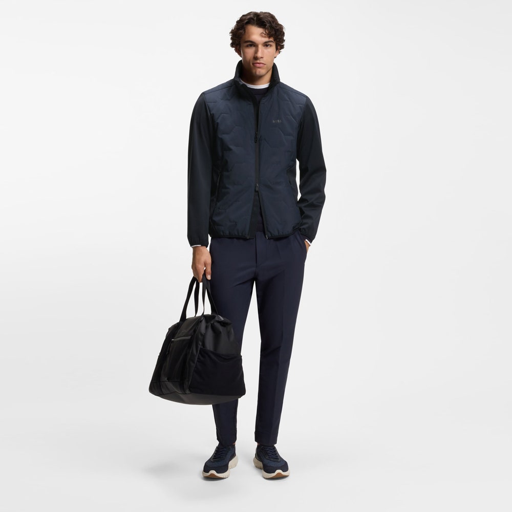 BOSS Golf Jacket - Padded Chip GOC - Dark Navy SP26