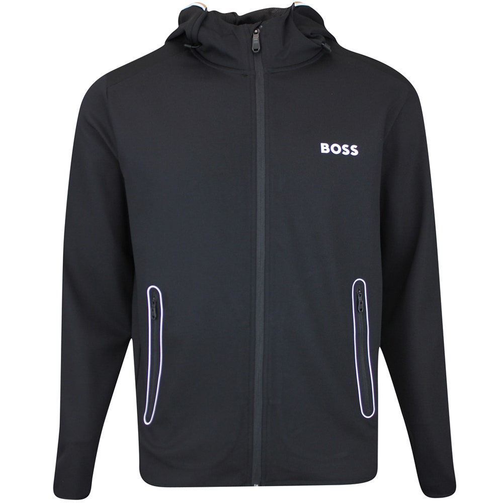 BOSS Golf Jacket - Sicon Pro TOC Hoodie - Black WI25
