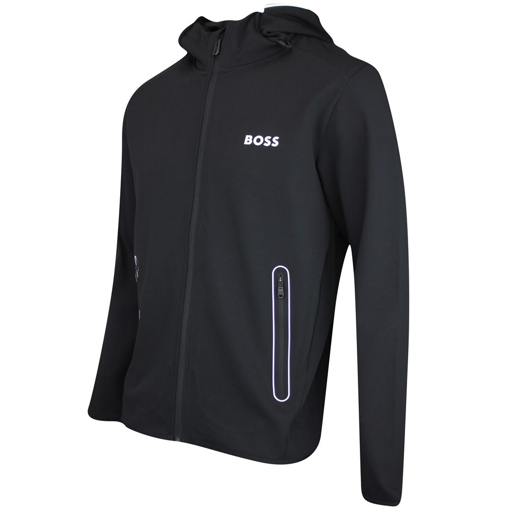 BOSS Golf Jacket - Sicon Pro TOC Hoodie - Black WI25