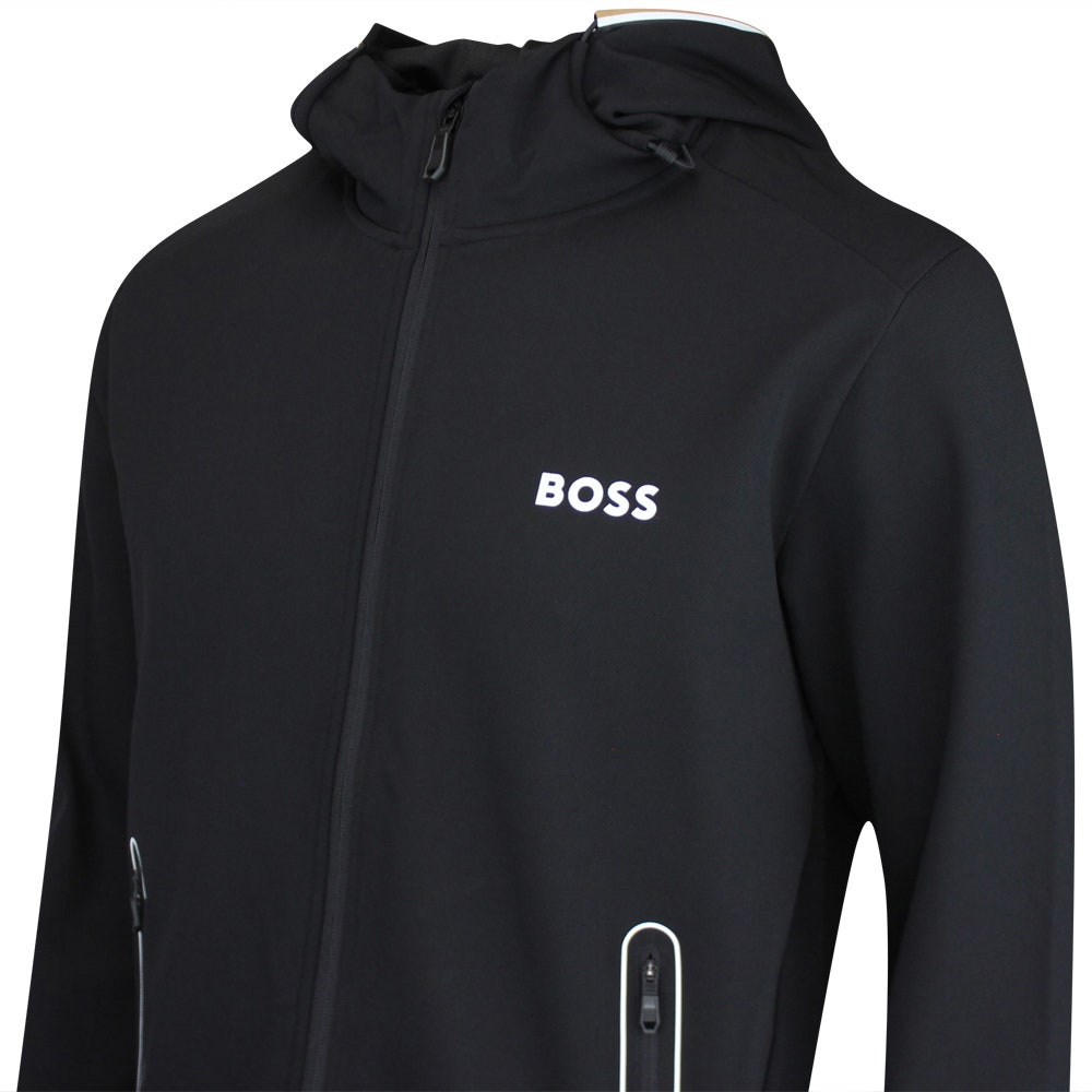 BOSS Golf Jacket - Sicon Pro TOC Hoodie - Black WI25
