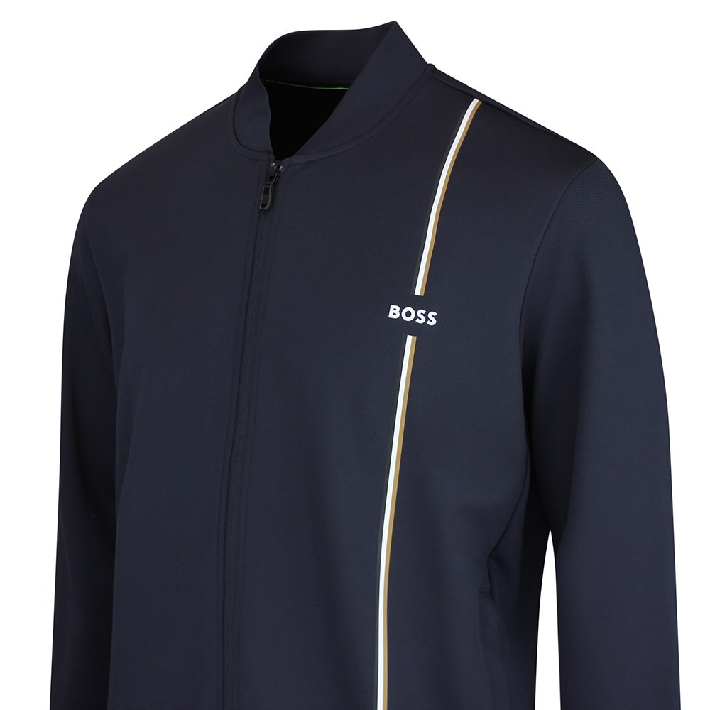 BOSS Golf Jacket - TOC Game Track Jacket FZ - Dark Navy FA26
