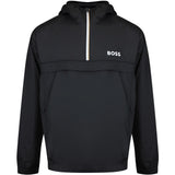 BOSS Golf Jacket - TOC Serve QZ Hoodie - Black SU26
