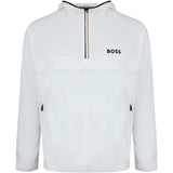 BOSS Golf Jacket - TOC Serve QZ Hoodie - Bright White SU26