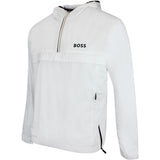 BOSS Golf Jacket - TOC Serve QZ Hoodie - Bright White SU26