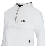 BOSS Golf Jacket - TOC Serve QZ Hoodie - Bright White SU26